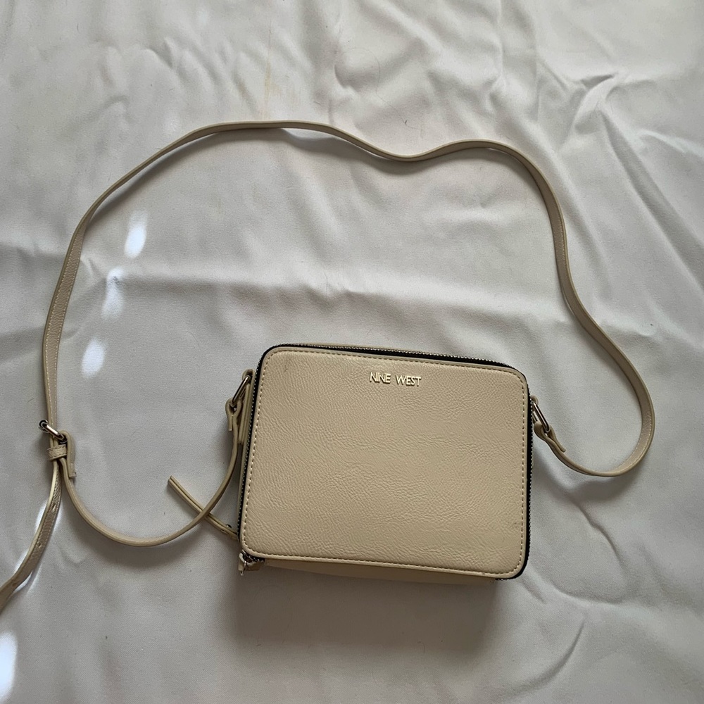 Nine West Cream colored Crossbody Bag